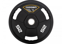 Диск олимпийский полиуретановый 3-х хватовый 25кг Hasttings Digger HD51C3A-25