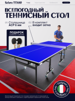 Всепогодный теннисный стол Safaro TT500 Outdoor