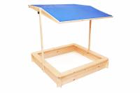 Песочница деревянная с крышей