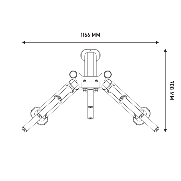 Стойка для дисков и грифов Hasttings Digger OPT65