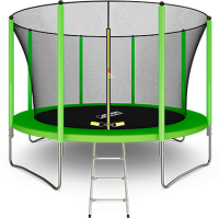 Батут ARLAND 14FT с внутренней страховочной сеткой и лестницей Батут ARLAND 14FT с внутренней страховочной сеткой и лестницей