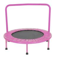 Батут с поручнем DFC JUMPFIT 36'' розовый