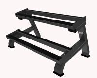 Стойка для гантелей двухъярусная для 10 пар