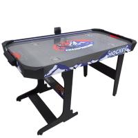 Игровой стол – аэрохоккей с подсветкой DFC Championship 53" 135 х 65 см, складной, черный