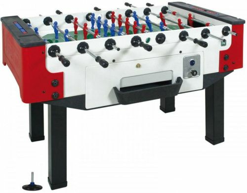 Настольный футбол (кикер) "STORM F-3 FAMILY OUTDOOR TELESCOPIC" (138 x 76 x 88 см, жетоноприемник) с защитным корпусом