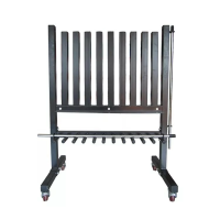 Стойка для виниловых гантелей вертикальная мобильная до 50 пар